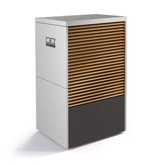 Monobloc heat pump in Aluminium, Camura or Graphite