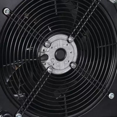 High-performance fan, infinitely variable control